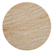 Lámpara de Pared Wabi Sabi de Travertino Natural de 8 W y 15 cm, Aplique de Pared LED Redondo Nórdico para Dormitorio, Mesita de Noche, Pasillo,
