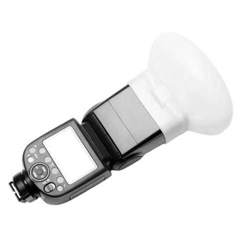 AK-R20 Soft Light Diffuser Silicone Speedlite Flash Diffuser Bounce Dome for  V480 TTL685 V860V850 AD200 2