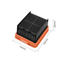 Compatibel met Vervangingsonderdelen voor Uwant D100/ D100 PRO/ D500 PRO/ D600 Robotstofzuigers: HEPA-Filters en Rolborstel