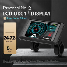 UKC1+ Kolorowy Wyświetlacz LCD do Roweru Elektrycznego 36 V, 48 V, 60 V, 72 V, Wyświetlacz Roweru Elektrycznego, Panel Sterowania OMD 2,