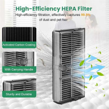 6 Stuks HEPA-Filters voor L40 Ultra Gen 2 Stofzuiger, Vervangende Filteronderdelen