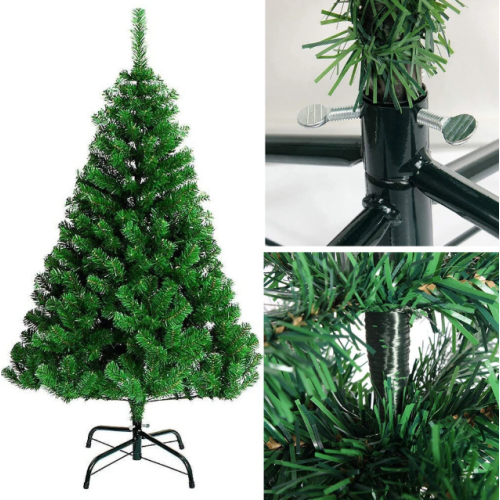 Artificial Christmas Tree 5FT Metal Stand 100 LED 2