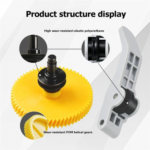 POM Extruder Gear Injection Handle Assembly for  A2L for Enhanced 3D Printing Performance 2