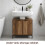White Under Sink Bathroom Cabinet Vanity Storage 4