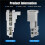 Filament Sensor Base Filament Sensor Base Replacement for  A1/ A1 , Filament Hub 3D Printer Accessories, 1PC 4
