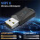 AX900 WiFi6  USB Wireless Network Adapter 2-in-1 USB Receiver Transmitter for Laptop Win 7 10 11 3
