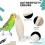 20 Pcs 3.9-4.5'' Cuttlebone for Parakeets Cuttlebone for Birds - Cuttlefish Bone Bulk Chew Toy Bird Bites Calcium Stone 2