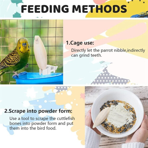 20 Pcs 3.9-4.5'' Cuttlebone for Parakeets Cuttlebone for Birds - Cuttlefish Bone Bulk Chew Toy Bird Bites Calcium Stone 2