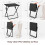 Folding Black Laptop Desk Home Office Study Table 4