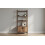 Tall 2-Door Ladder Bookcase 4-Tier Storage Unit 11