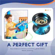 Professional Butterfly Yoyo Alloy Responsive Yoyo 10 Bearing Yoyo for Advanced Player with 10 Strings