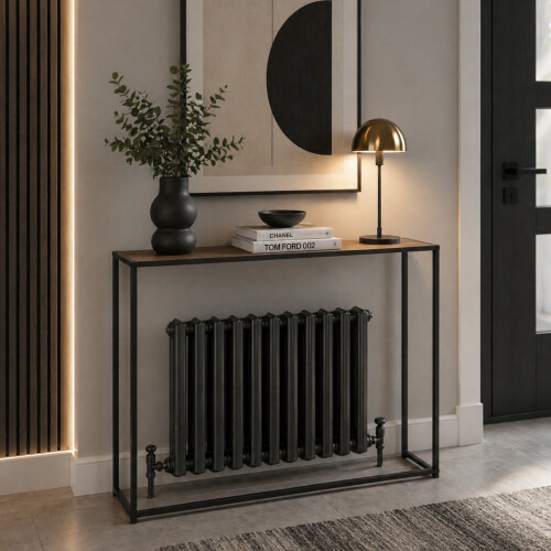 Rustic Radiator Console Table Hallway Side Table 2