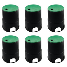 6pcs 6In Garden Lawn Underground Valve Box Cap Sprinkler Watering Valve Cover Lid