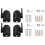 12PCS Universal Speaker Wall Mount Bracket Ceiling Stand Clamp with Adjustable Swivel and Tilt Angle Rotation 1