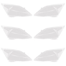 3 Par Izquierda + Derecha para CRV CR-V 2007 08 09 10 2011 Cubierta de Lente de Faro de Coche Pantalla de LáMpara Frontal Carcasa de Luz