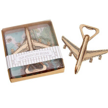 Pack of 72 Airplane Bottle Opener Gift Box Air Plane Travel Beer Bottle Opener Party Favor Wedding Birthday Decorations