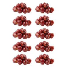 120 Piezas de Manzanas de Frutas Falsas Manzanas Artificiales Simulación Realista Manzanas Rojas Decoración de la Casa para la Naturaleza Muerta