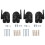 12PCS Universal Speaker Wall Mount Bracket Ceiling Stand Clamp with Adjustable Swivel and Tilt Angle Rotation 3