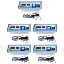 5X Controlador AutomáTico de Incubadora de Huevos XM-18D Controlador Digital de Temperatura LED Sensores de Temperatura y Humedad Controlador de