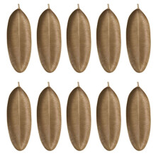 10X Bandeja Decorativa NóRdica con Forma de Hojas Doradas Bandeja para Servir Bandeja de Joyas Plato para Aperitivos Organizador de Almacenamiento de