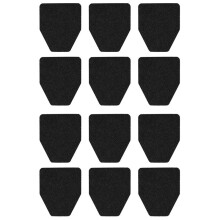 Alfombrillas para Orinal, Paquete de 12 Almohadillas para Orinal, Alfombrillas para Orinal para Hombres, Baño, Comercial, Desechable, Antideslizante,