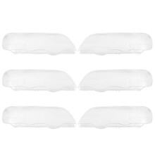 6 Piezas para - X5 E53 2000-2003, Cubierta de Lente de Faro de Coche, Cáscara de Cristal Pantalla de Lámpara de Luz de Cabeza de Repuesto