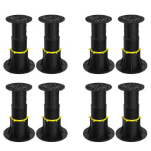 8 Peças de Pernas de Suporte de Cama com Altura Ajustável de 8,5-13 Polegadas, Pernas de Suporte Central da Estrutura da Cama para Estrutura da