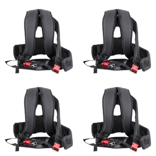 4X Double Shoulder Strap Harness for Brush Cutter with Confortable Shoulder Padsleg Protection Panel