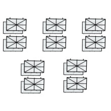 20 Piezas Filtros Ultrafinos Filtro Limpiador de Piscina 9991432-R4 Filtro de Piscina para M400 M500 Elementos de Filtro Ultrafino