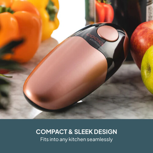 Cooks Professional Cooks Professional Automatic Can Opener | Black / Copper 1