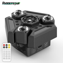 Moving Head Licht, RGBW Laserlicht, 180W, DMX und Fernbedienung, für Party und Konzert