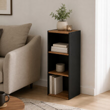 3-Cube Wooden Bookcase Storage Display Shelves