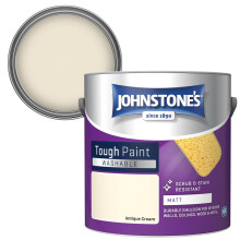 Johnstone's - Washable Matt Wall & Ceiling Paint - Antique Cream - 2.5L