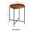 Walnut Side Table with Removable Tray Coffee Table 2