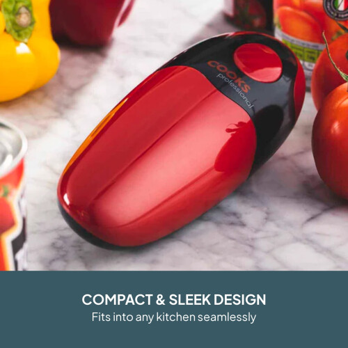 Cooks Professional Cooks Professional Automatic Can Opener | Red / Black 1