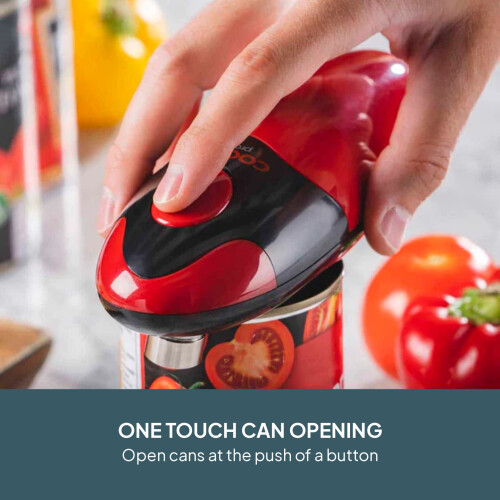 Cooks Professional Cooks Professional Automatic Can Opener | Red / Black 2