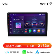 Junsun Autoradio Android 13, 2GB 32GB, Écran QLED 720P, CarPlay, Android Auto, pour Fiat Bravo 2007-2012