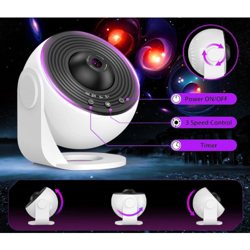 14in1 Galaxy Starry Sky Projector Rotating LED 1