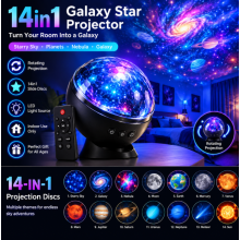 14in1 Galaxy Starry Sky Projector Rotating LED