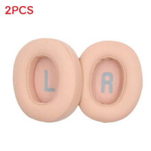 (Beige 2Pcs)For Jbl Tune 700bt Nc 750bt Earphone Cover Leather Ear Cushions Compatible Headphones Wearaccessories Allday