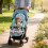 (Blue)Coussin Poussette Bébé Antidérapant Doux Support Respirant pour Siège Auto Cadeau 8