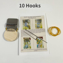 (10 Needle) Needles Stainless Steel Diy Knitting Tool For Home Crafting Clothes Repairs