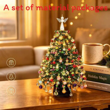 (Green) Christmas Beaded Magic Tree Craft Set With Resin Material For Festivals Home Decor
