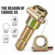 PTO Extender 1-3/8 Inch 6 Spline Male to Female Adapter for to 70 Tractor
