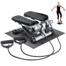 Bonnlo Mini Stepper Exercise Machine, step machine with Resistance Bands, exercise stepper for home, with LCD Screen & Non-Slip Pedal, Up and Down
