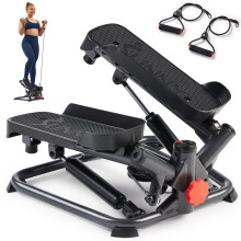 Sunny Health & Fitness Mini Twist Stepper Machine for Full-Body Home Cardio