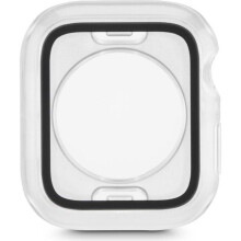 Coque de protection - HAMA - 00210918 - Compatible Apple Watch 4/5/6/SE - Protection 360 - Transparent clip-on