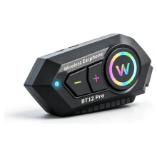 Y12 Pro 5.3 Helmet Headset Wireless Hands-Free Motorcycle Waterproof Earphone Music Player Speaker for Moto
