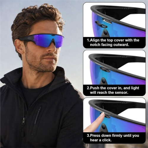 6pcs Light Blocking Covers for  Meta Vanguard  Glasses, LED Light Cover Blocker Protective Accessories