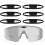 6pcs Light Blocking Covers for  Meta Vanguard  Glasses, LED Light Cover Blocker Protective Accessories 6